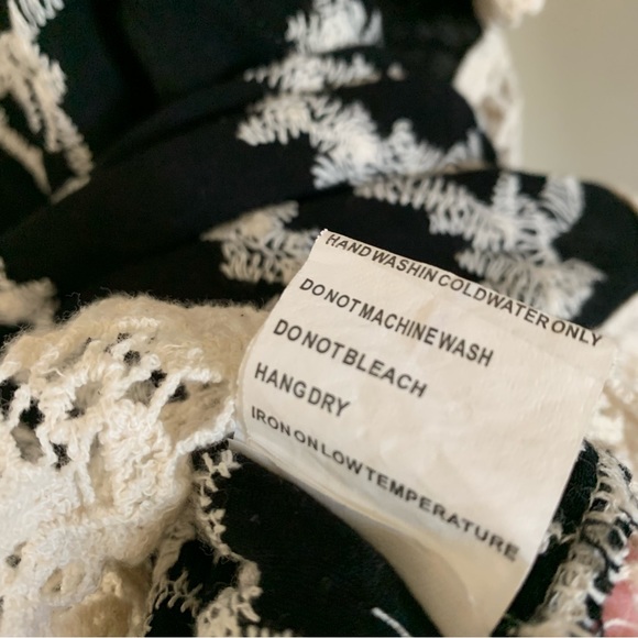 Solitaire | Size L Crochet Top Bohemian Western Festival Short Sleeve Festival - Picture 9 of 12